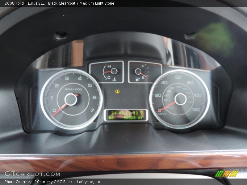 Black Clearcoat / Medium Light Stone 2008 Ford Taurus SEL