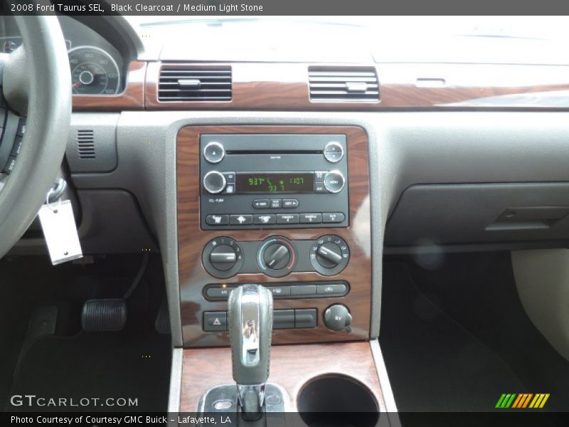 Black Clearcoat / Medium Light Stone 2008 Ford Taurus SEL
