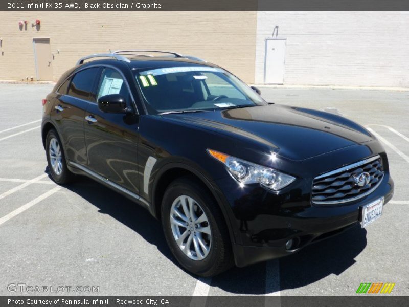Black Obsidian / Graphite 2011 Infiniti FX 35 AWD