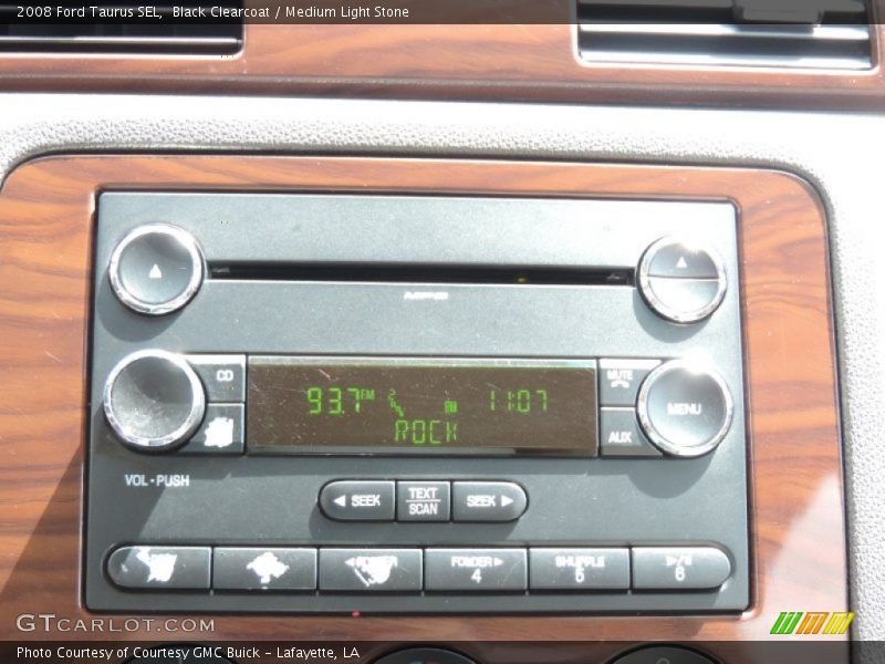 Black Clearcoat / Medium Light Stone 2008 Ford Taurus SEL