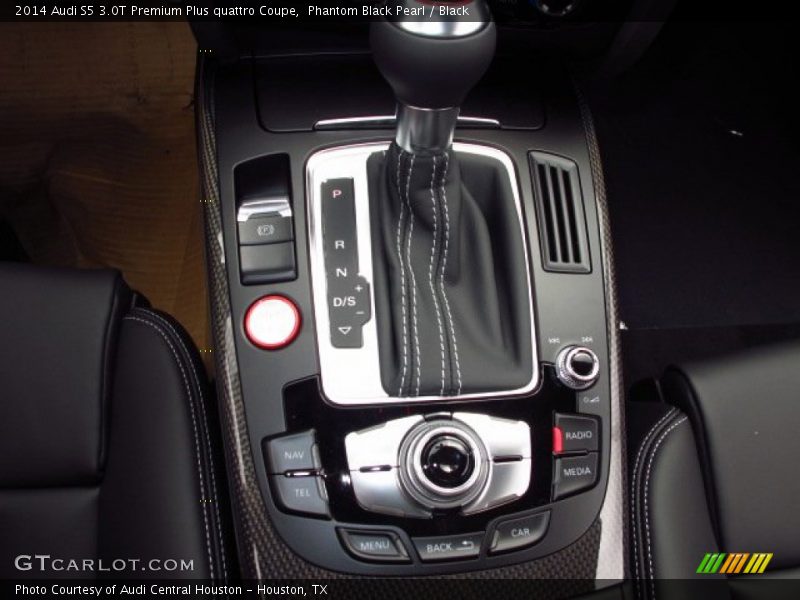 Phantom Black Pearl / Black 2014 Audi S5 3.0T Premium Plus quattro Coupe