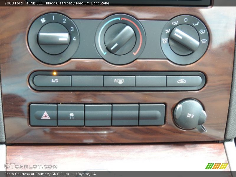 Black Clearcoat / Medium Light Stone 2008 Ford Taurus SEL