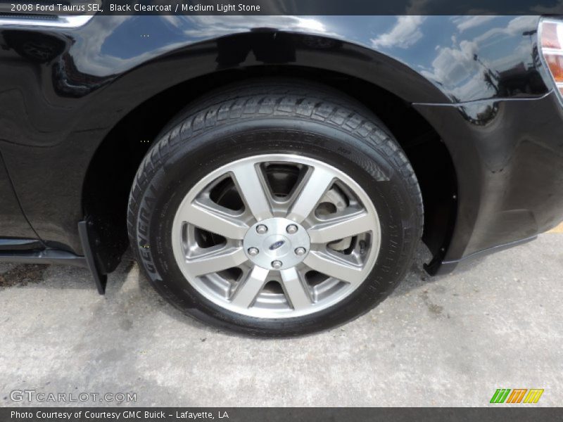 Black Clearcoat / Medium Light Stone 2008 Ford Taurus SEL