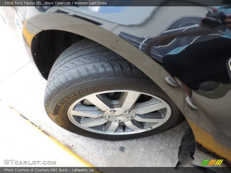 Black Clearcoat / Medium Light Stone 2008 Ford Taurus SEL