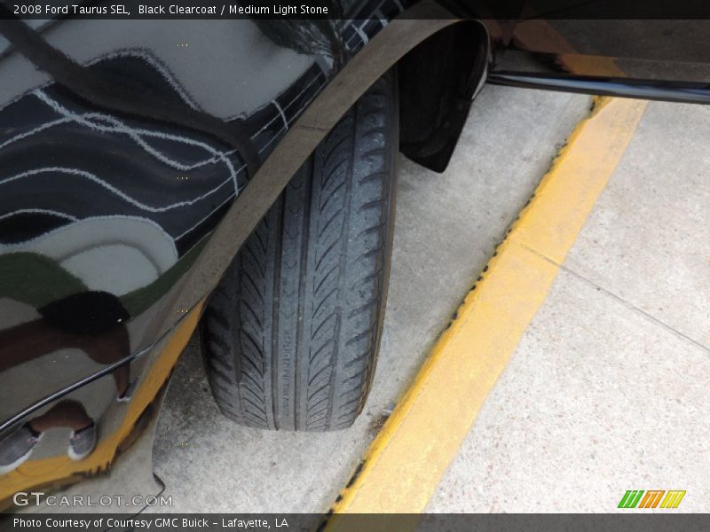 Black Clearcoat / Medium Light Stone 2008 Ford Taurus SEL