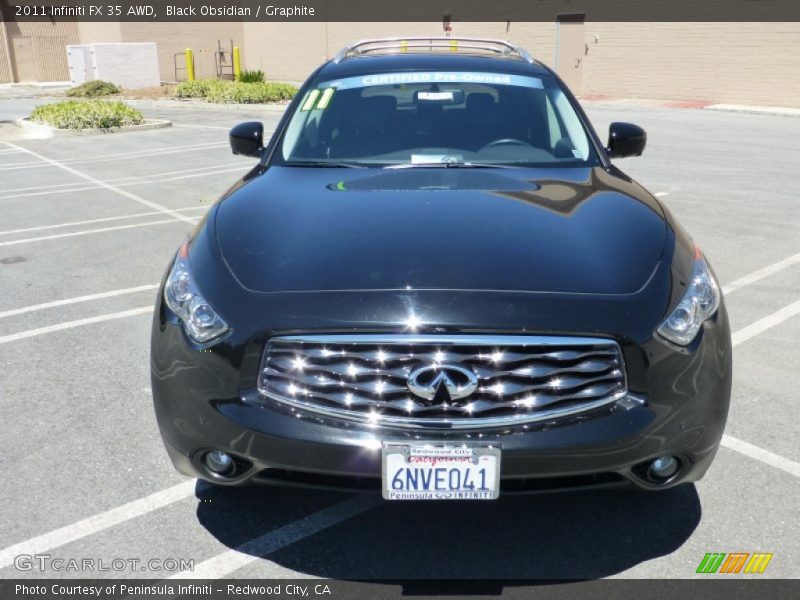 Black Obsidian / Graphite 2011 Infiniti FX 35 AWD