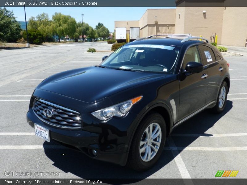 Black Obsidian / Graphite 2011 Infiniti FX 35 AWD