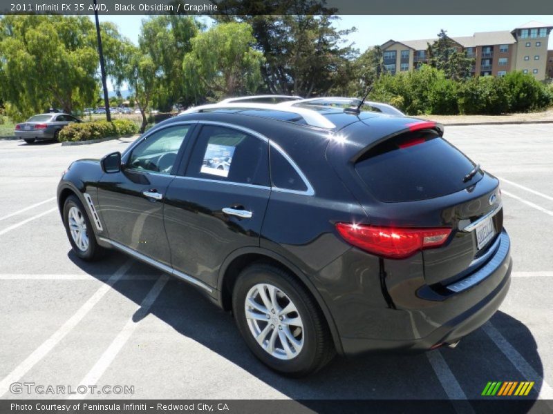 Black Obsidian / Graphite 2011 Infiniti FX 35 AWD