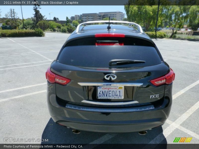 Black Obsidian / Graphite 2011 Infiniti FX 35 AWD