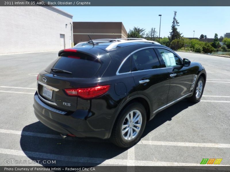 Black Obsidian / Graphite 2011 Infiniti FX 35 AWD