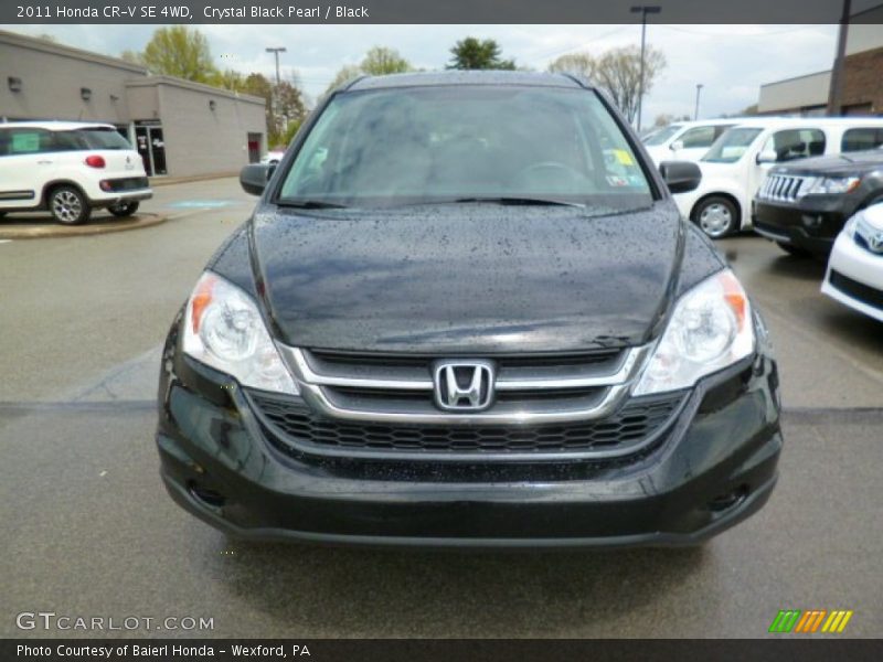 Crystal Black Pearl / Black 2011 Honda CR-V SE 4WD
