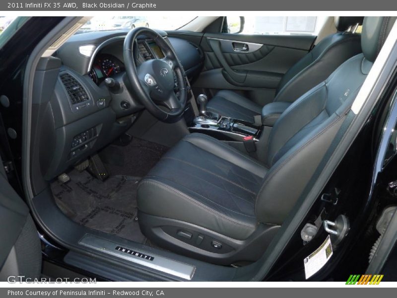 Black Obsidian / Graphite 2011 Infiniti FX 35 AWD