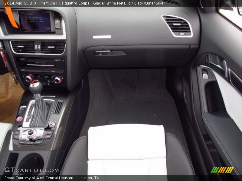 Glacier White Metallic / Black/Lunar Silver 2014 Audi S5 3.0T Premium Plus quattro Coupe