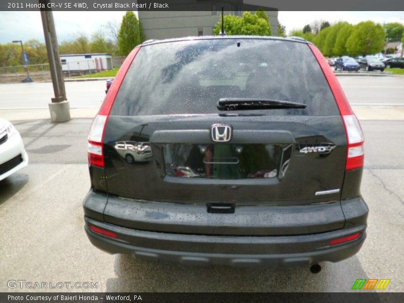 Crystal Black Pearl / Black 2011 Honda CR-V SE 4WD