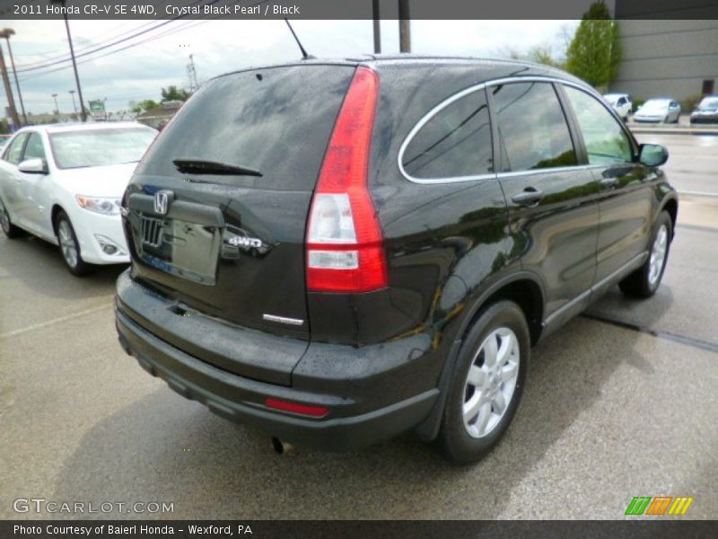 Crystal Black Pearl / Black 2011 Honda CR-V SE 4WD