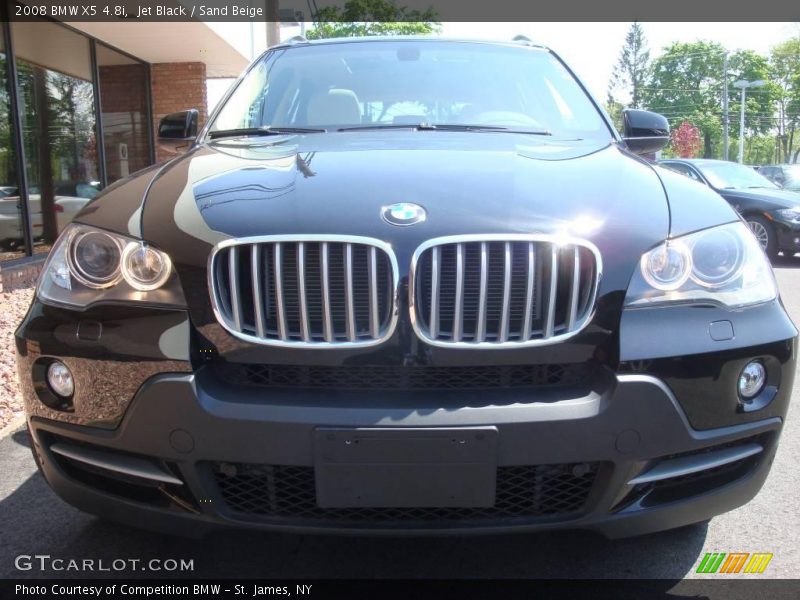 Jet Black / Sand Beige 2008 BMW X5 4.8i