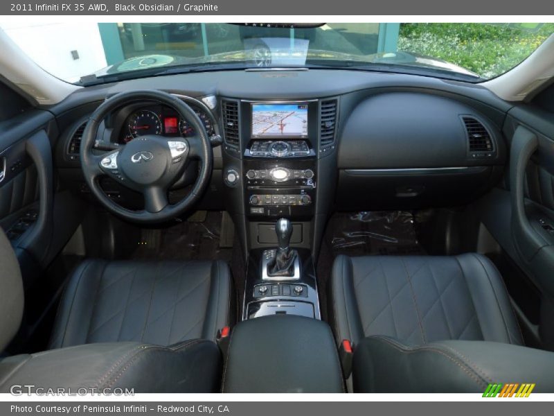 Black Obsidian / Graphite 2011 Infiniti FX 35 AWD