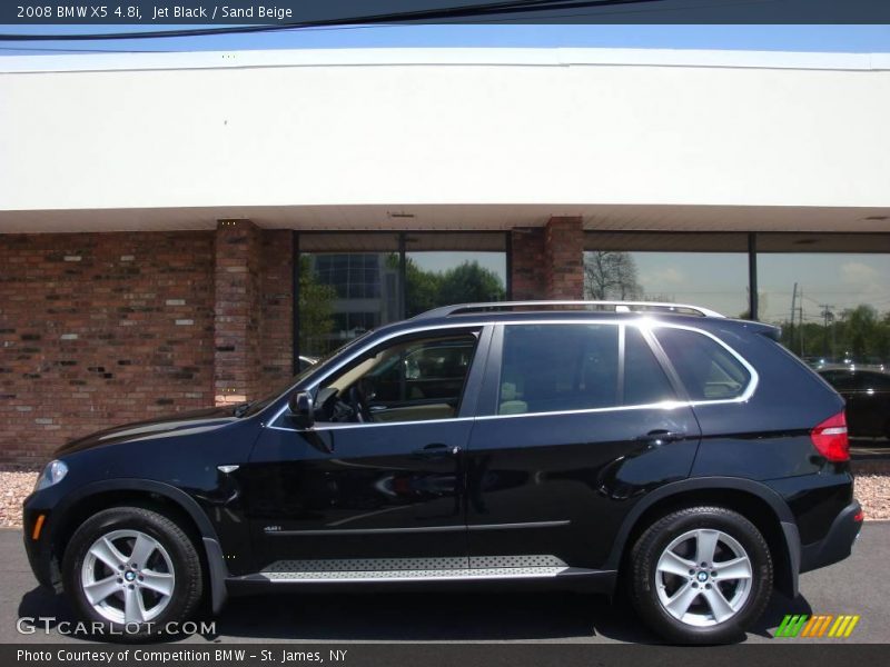 Jet Black / Sand Beige 2008 BMW X5 4.8i