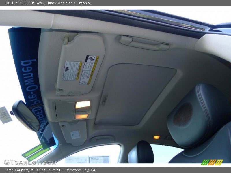 Black Obsidian / Graphite 2011 Infiniti FX 35 AWD