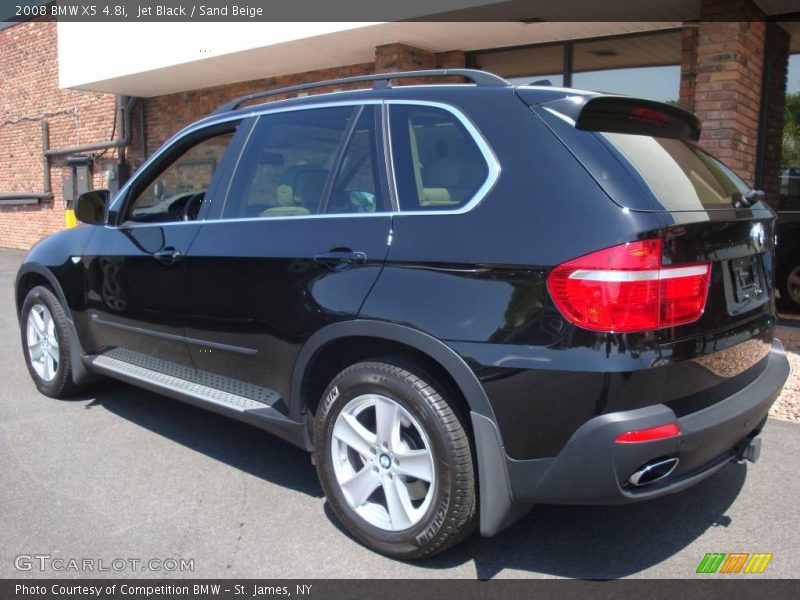 Jet Black / Sand Beige 2008 BMW X5 4.8i