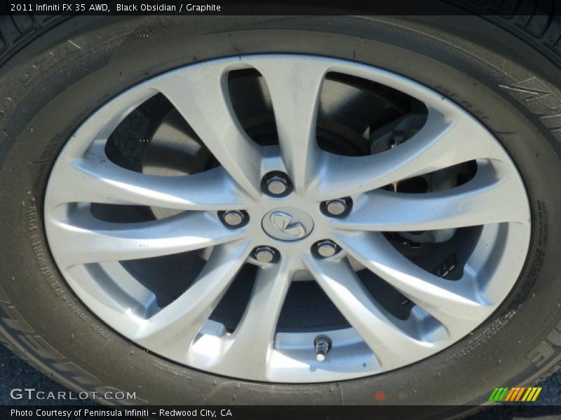 Black Obsidian / Graphite 2011 Infiniti FX 35 AWD