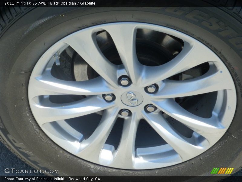 Black Obsidian / Graphite 2011 Infiniti FX 35 AWD