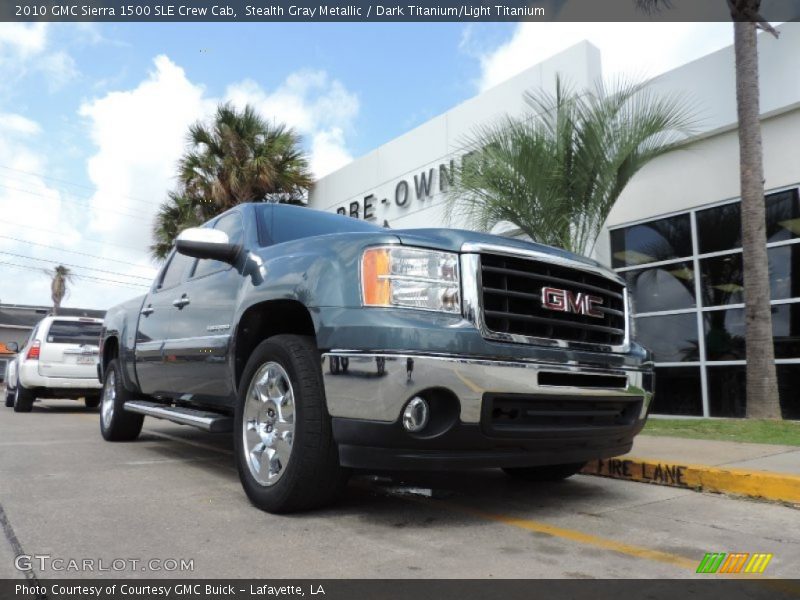 Stealth Gray Metallic / Dark Titanium/Light Titanium 2010 GMC Sierra 1500 SLE Crew Cab