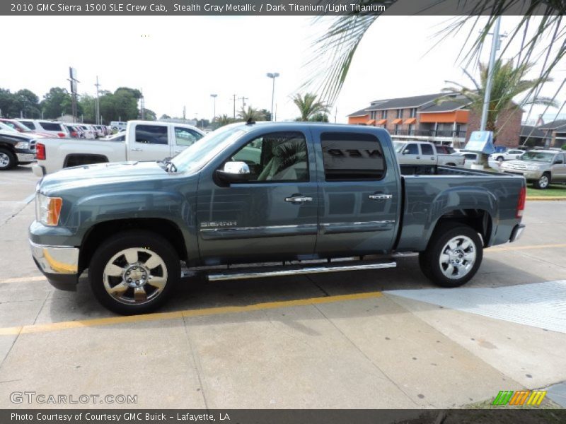 Stealth Gray Metallic / Dark Titanium/Light Titanium 2010 GMC Sierra 1500 SLE Crew Cab