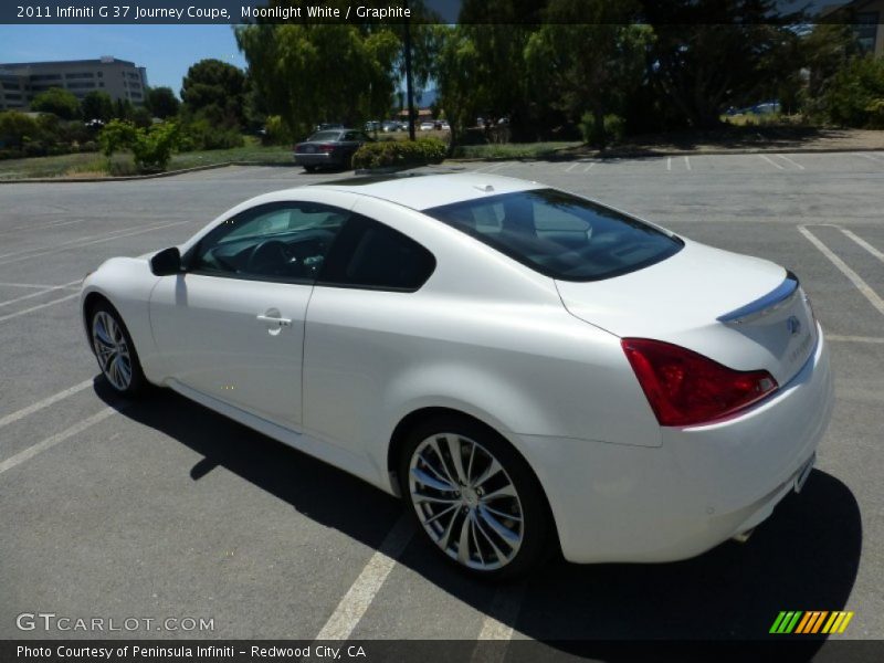 Moonlight White / Graphite 2011 Infiniti G 37 Journey Coupe
