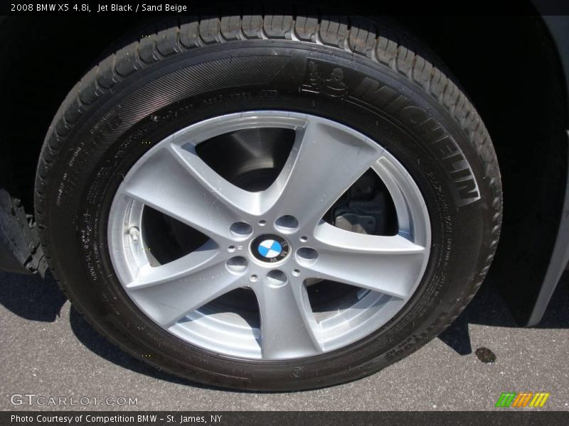 Jet Black / Sand Beige 2008 BMW X5 4.8i