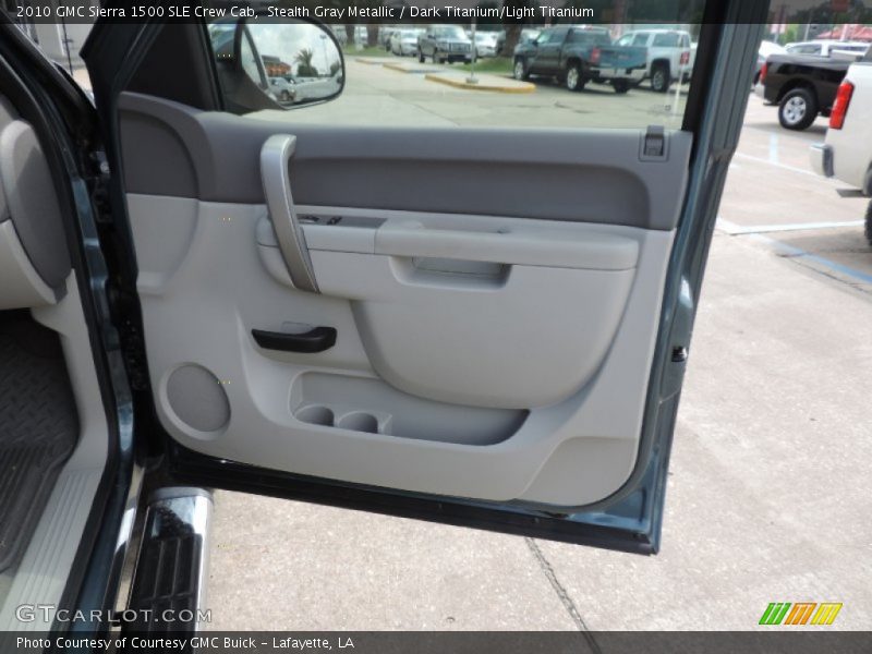 Stealth Gray Metallic / Dark Titanium/Light Titanium 2010 GMC Sierra 1500 SLE Crew Cab