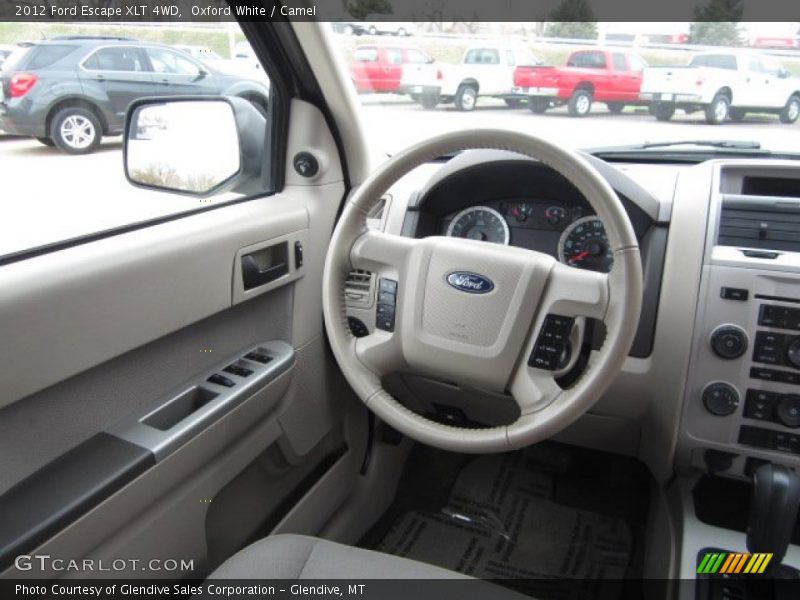 Oxford White / Camel 2012 Ford Escape XLT 4WD