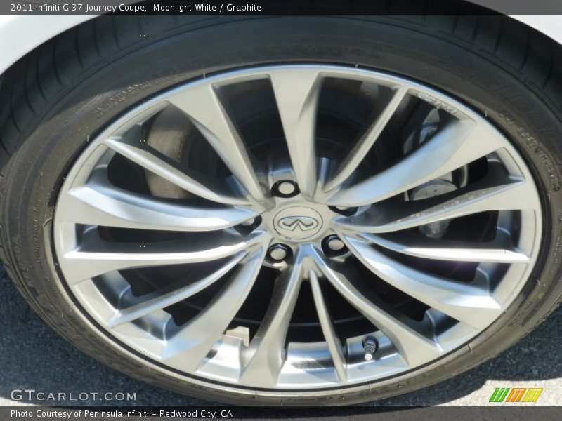 Moonlight White / Graphite 2011 Infiniti G 37 Journey Coupe