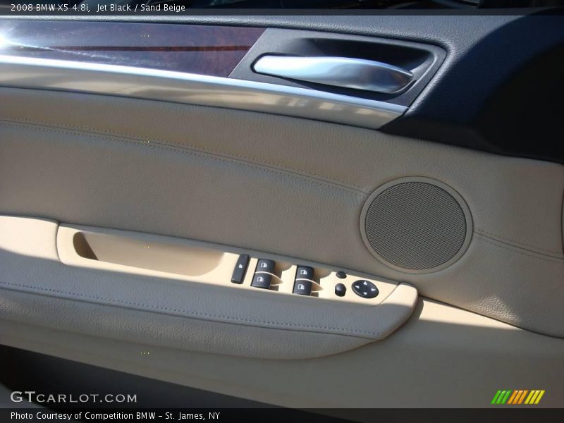 Jet Black / Sand Beige 2008 BMW X5 4.8i