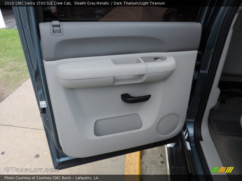 Stealth Gray Metallic / Dark Titanium/Light Titanium 2010 GMC Sierra 1500 SLE Crew Cab