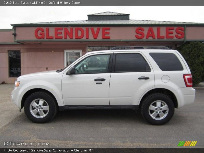 Oxford White / Camel 2012 Ford Escape XLT 4WD