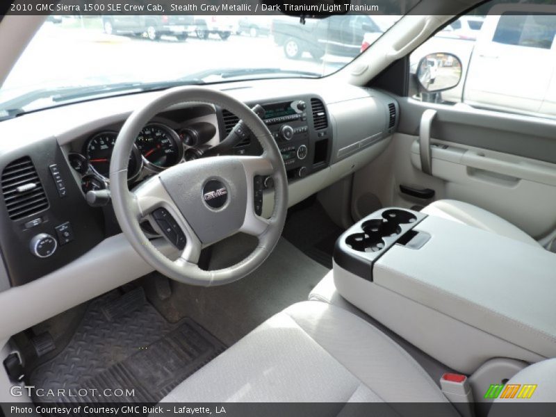  2010 Sierra 1500 SLE Crew Cab Dark Titanium/Light Titanium Interior