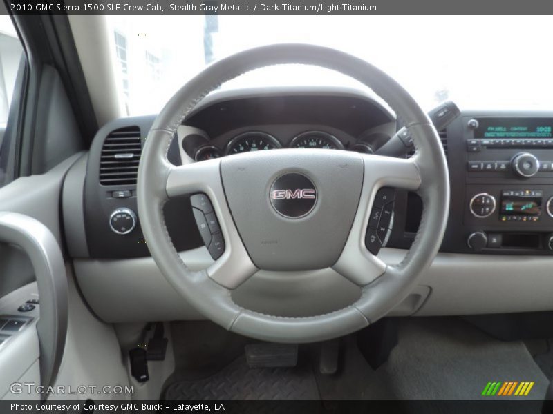 2010 Sierra 1500 SLE Crew Cab Steering Wheel