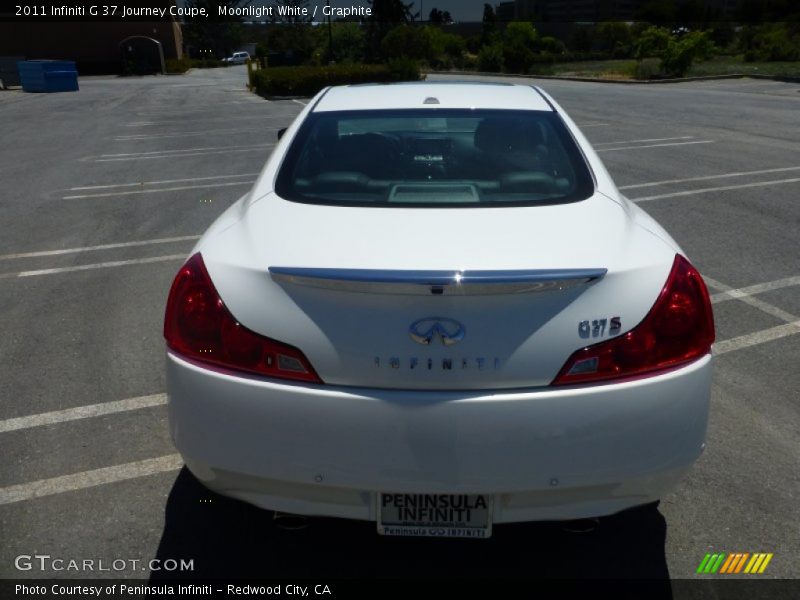 Moonlight White / Graphite 2011 Infiniti G 37 Journey Coupe