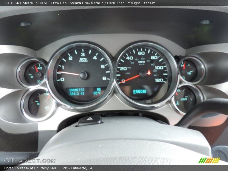  2010 Sierra 1500 SLE Crew Cab SLE Crew Cab Gauges