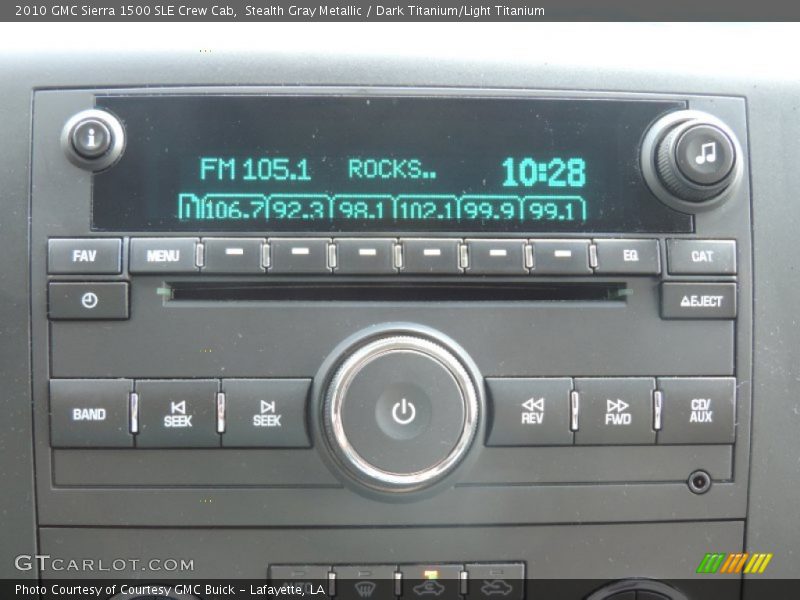 Stealth Gray Metallic / Dark Titanium/Light Titanium 2010 GMC Sierra 1500 SLE Crew Cab