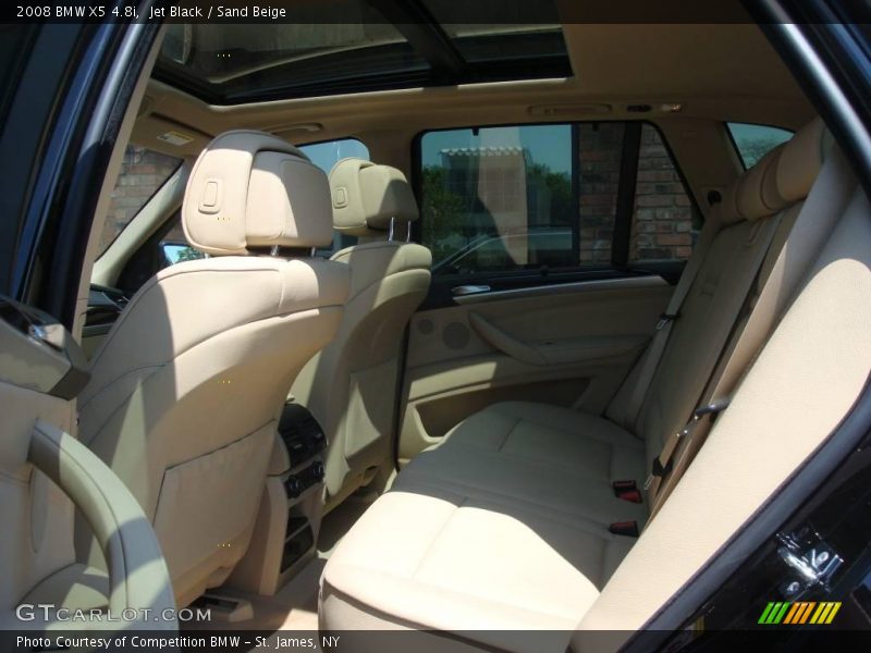 Jet Black / Sand Beige 2008 BMW X5 4.8i