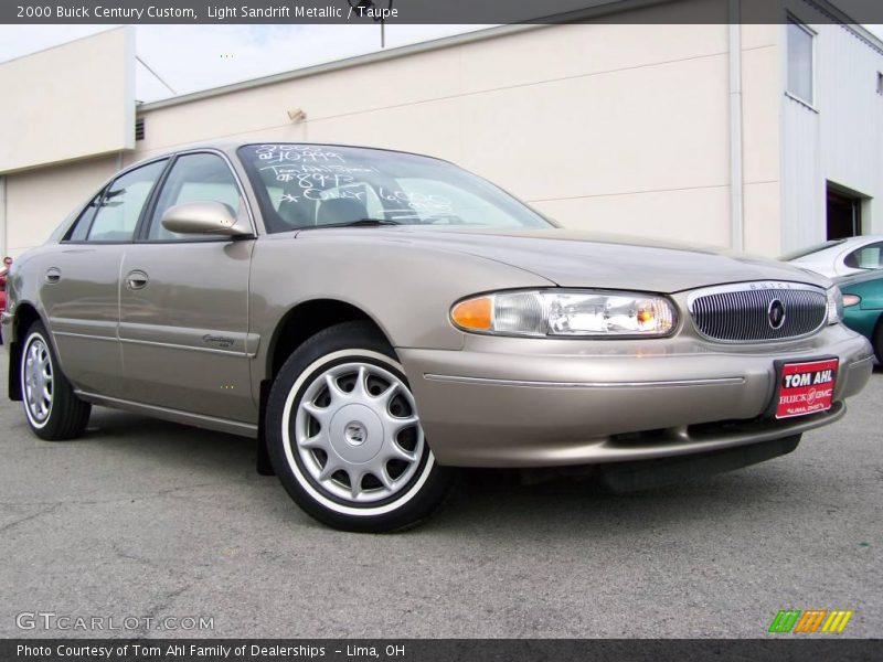 Light Sandrift Metallic / Taupe 2000 Buick Century Custom