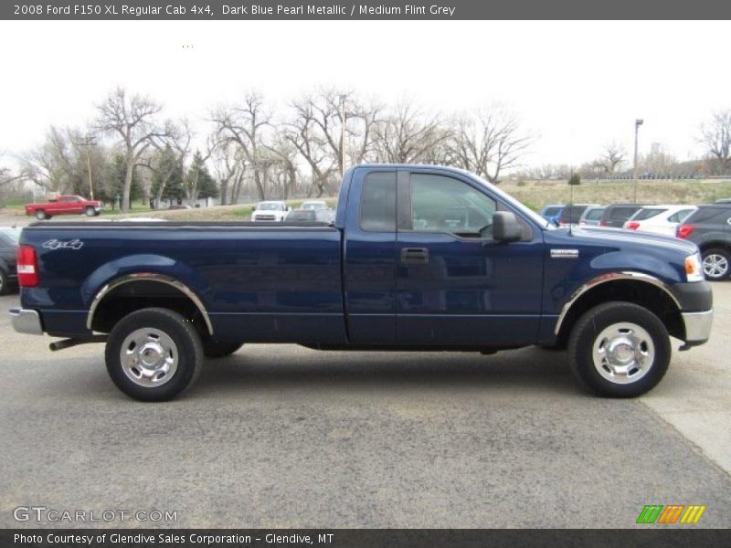  2008 F150 XL Regular Cab 4x4 Dark Blue Pearl Metallic
