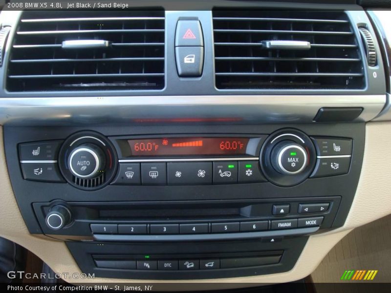 Jet Black / Sand Beige 2008 BMW X5 4.8i