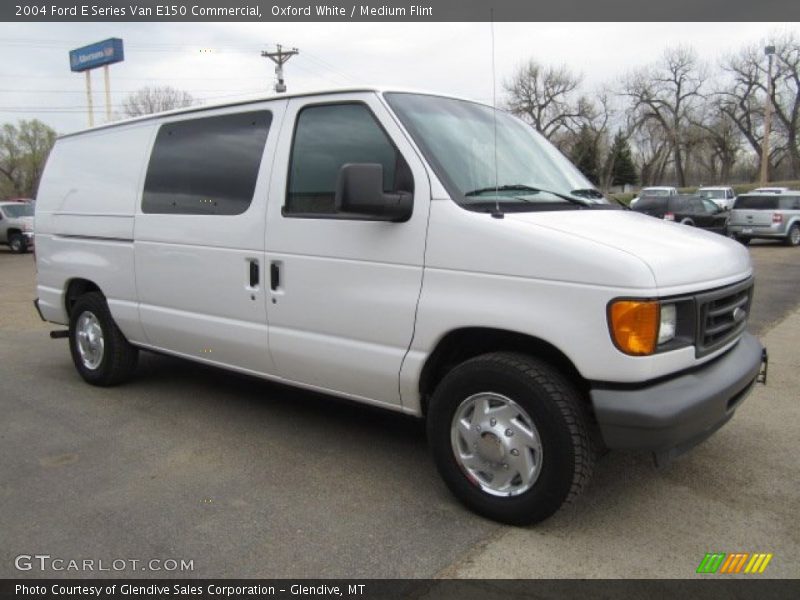 Oxford White / Medium Flint 2004 Ford E Series Van E150 Commercial