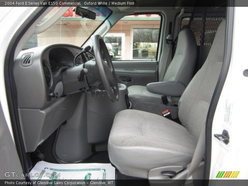 Oxford White / Medium Flint 2004 Ford E Series Van E150 Commercial