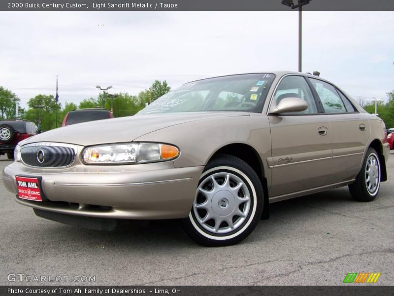 Light Sandrift Metallic / Taupe 2000 Buick Century Custom