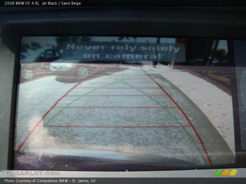 Jet Black / Sand Beige 2008 BMW X5 4.8i