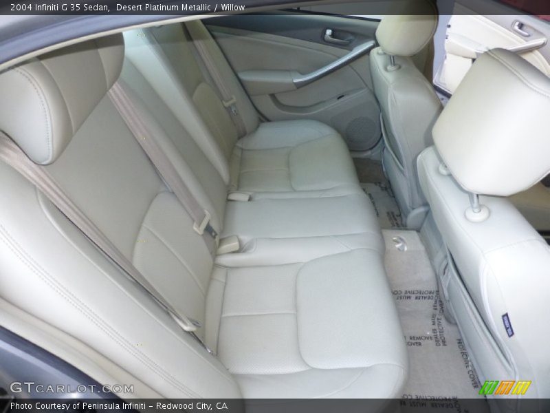 Desert Platinum Metallic / Willow 2004 Infiniti G 35 Sedan